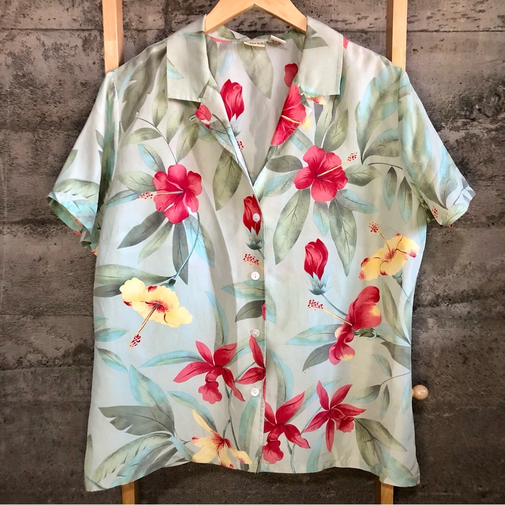 2 FOR $20 BUNDLE TO SAVE Excellent Vintage Y2K Linden Hill Hawaiian Shirt, Large